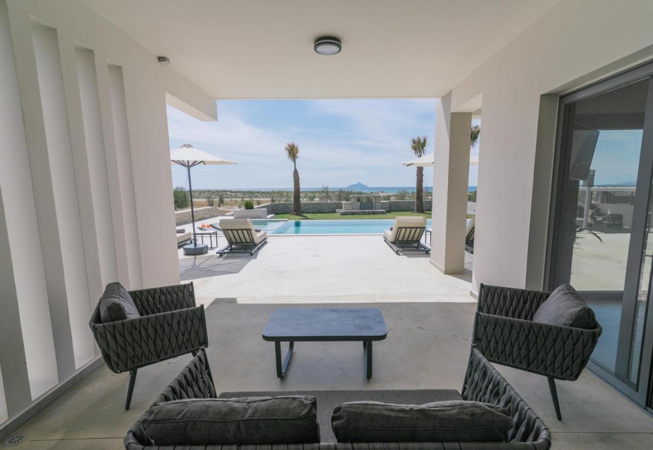 Grand Sea View Luxury Villa Kalamaki  Dış mekan fotoğraf