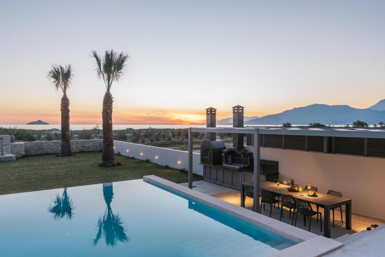 Grand Sea View Luxury Villa Kalamaki  Dış mekan fotoğraf