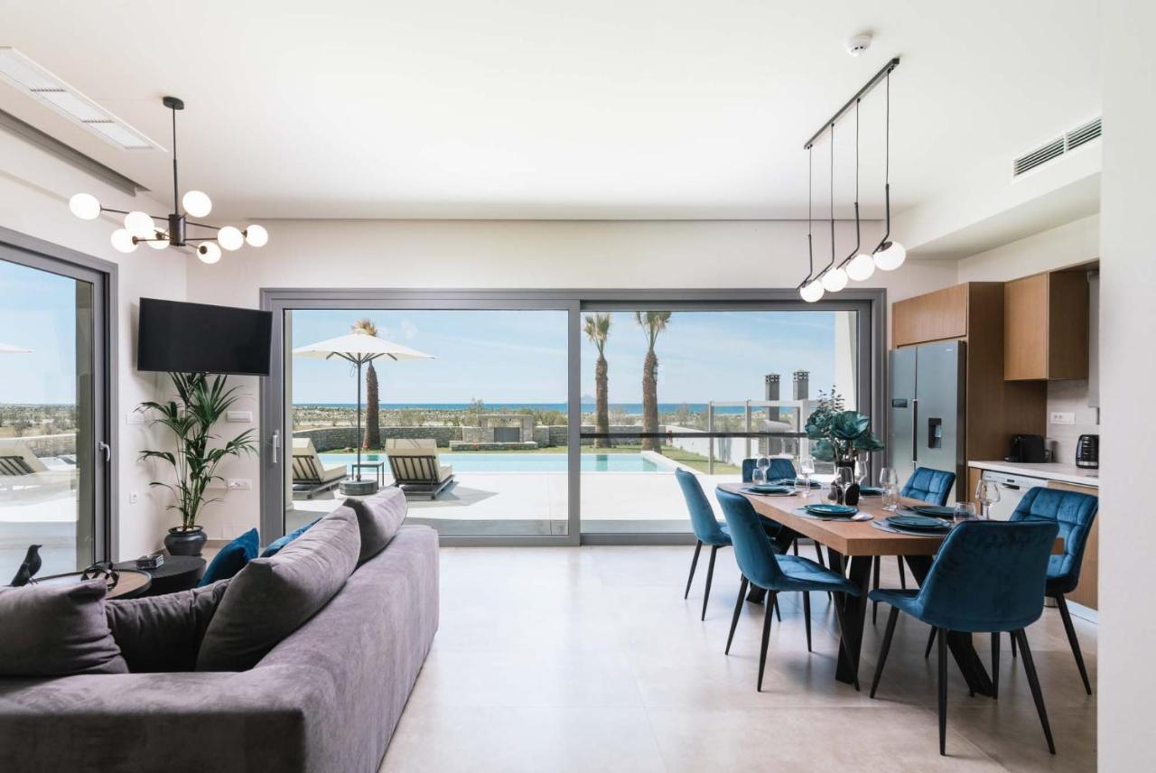 Grand Sea View Luxury Villa Kalamaki  Dış mekan fotoğraf